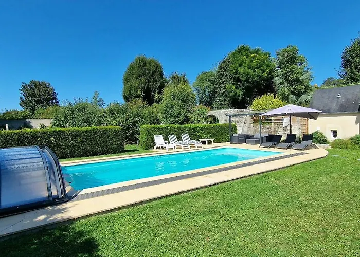 Avec Piscine Et Bain Nordique Proche Des Plages Du Debarquement Holiday home Le Manoir (Calvados)